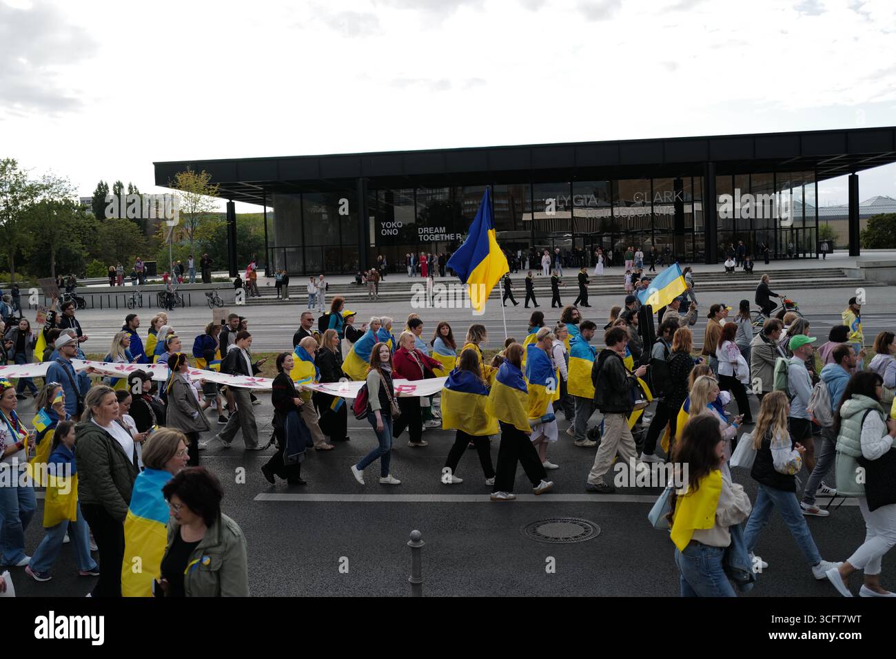 Unabhängigkeitstag der Ukraine in Berlin 24.08.25 Stockfoto