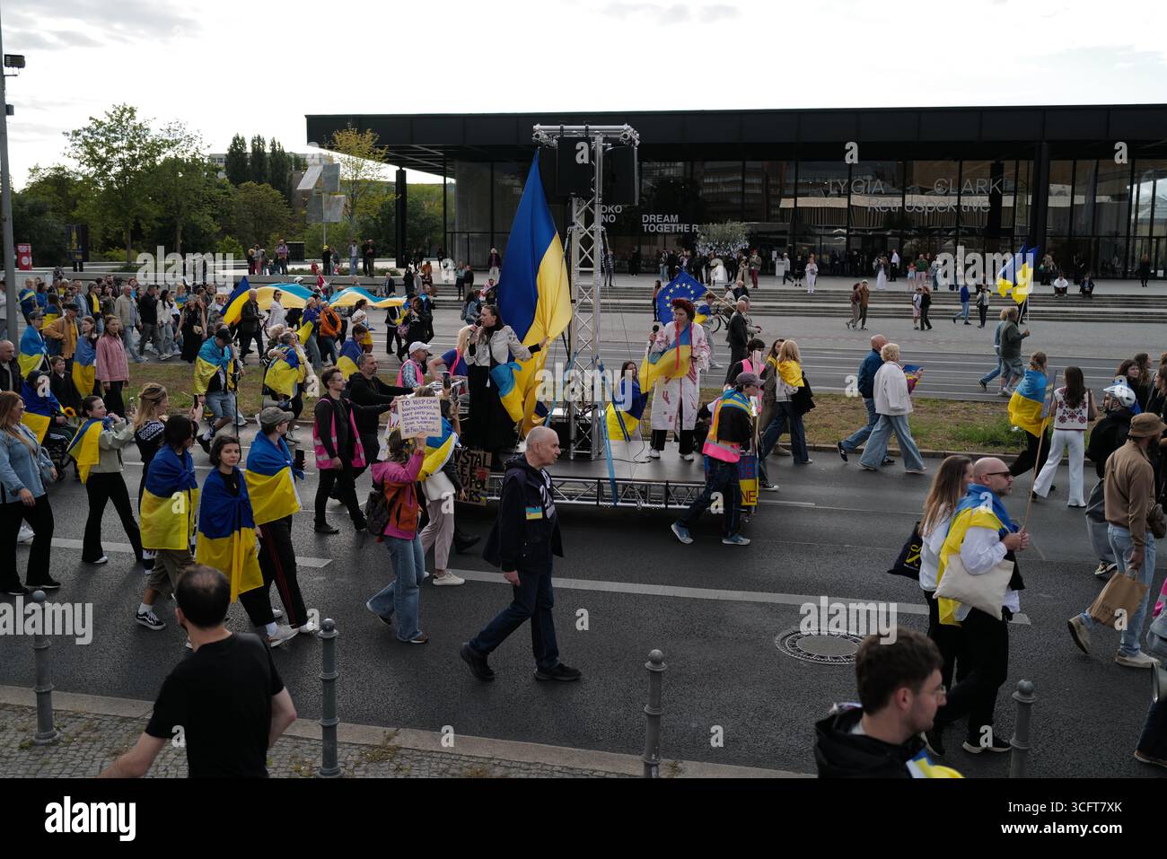Unabhängigkeitstag der Ukraine in Berlin 24.08.25 Stockfoto