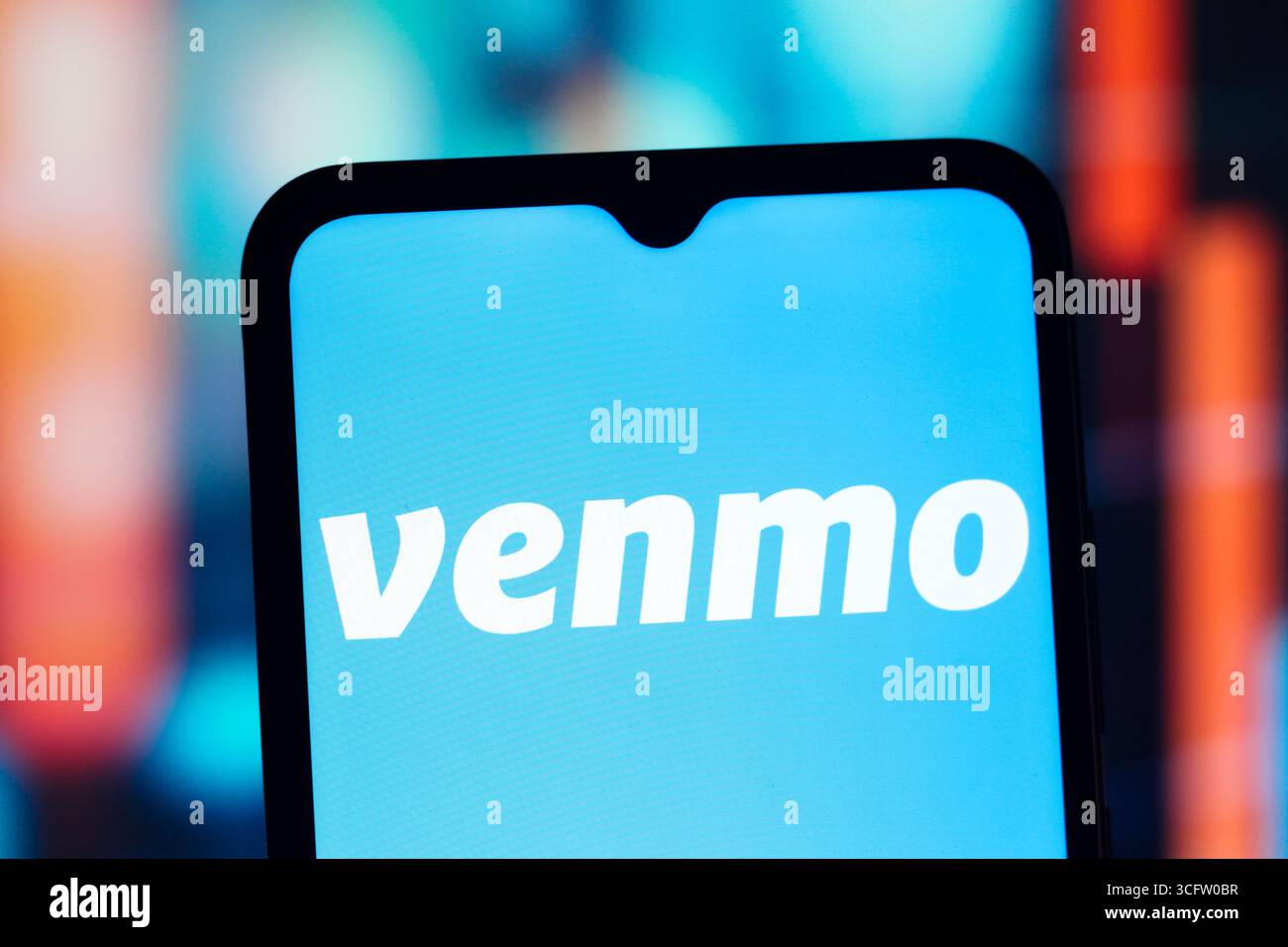 Kanada. August 2025. In dieser Abbildung wird das Venmo-Logo auf einem Smartphone-Bildschirm angezeigt. (Credit Image: © Thomas Fuller/SOPA Images via ZUMA Press Wire) NUR REDAKTIONELLE VERWENDUNG! Nicht für kommerzielle ZWECKE! Stockfoto