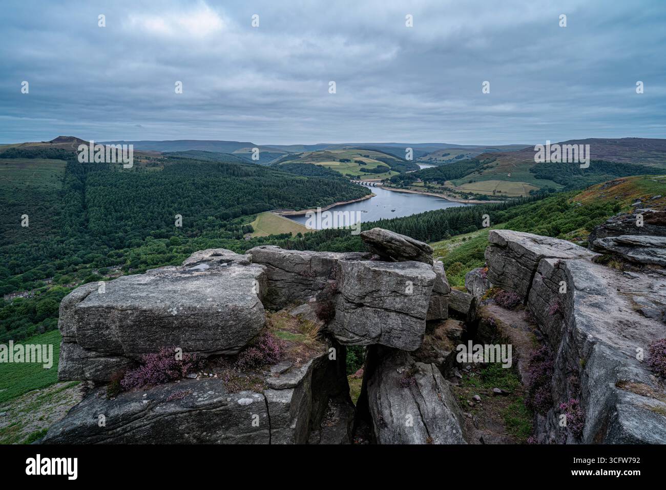 Bamford Edge, Peak District Stockfoto