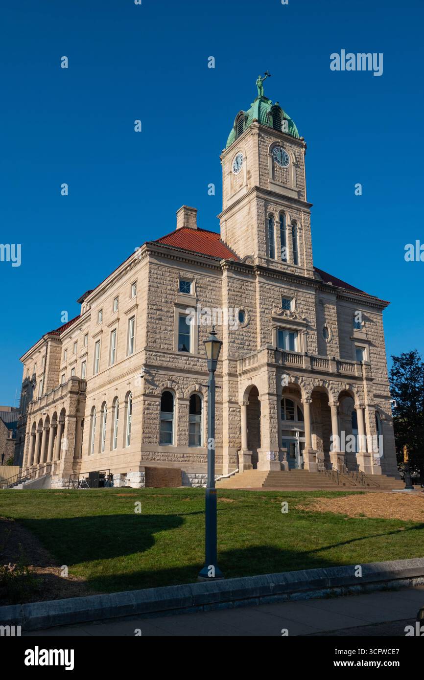 USA Virginia VA Harrisonburg Rockingham County Court Courthouse Square im Stadtzentrum Stockfoto
