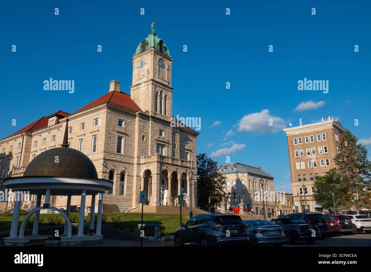 USA Virginia VA Harrisonburg Rockingham County Court Courthouse Square im Stadtzentrum Stockfoto