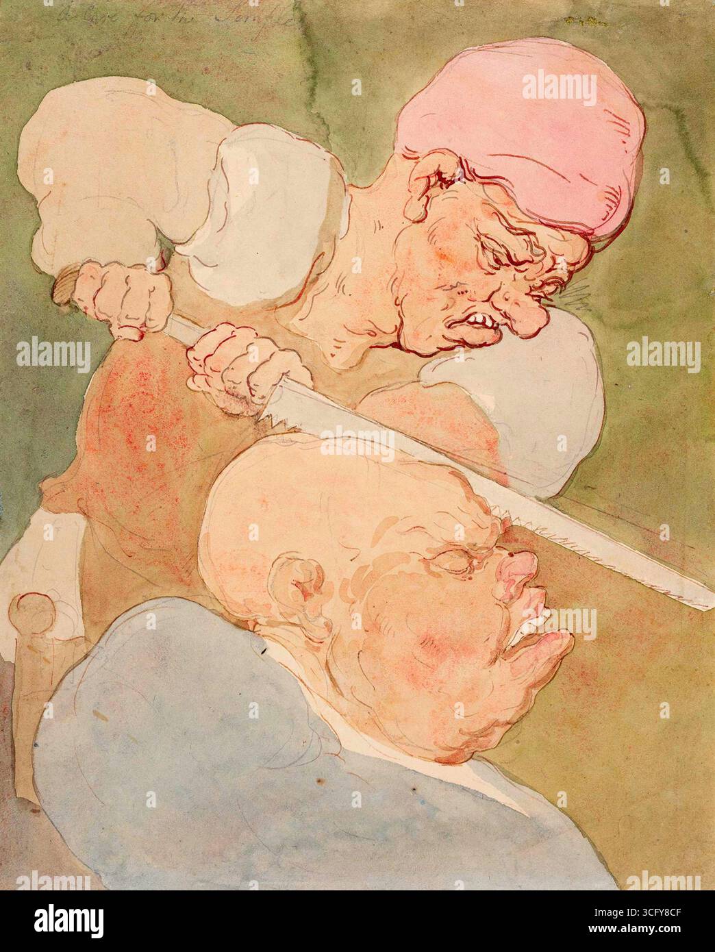 Thomas Rowlandson - Ein Heilmittel für das einfache - 1810 Stockfoto