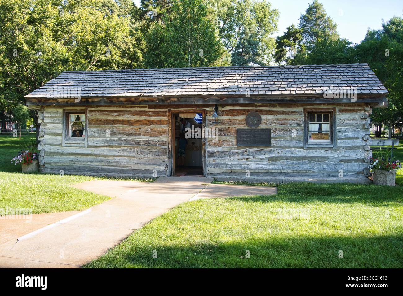 Pony Express Station Museum in Göteborg, Nebraska Stockfoto