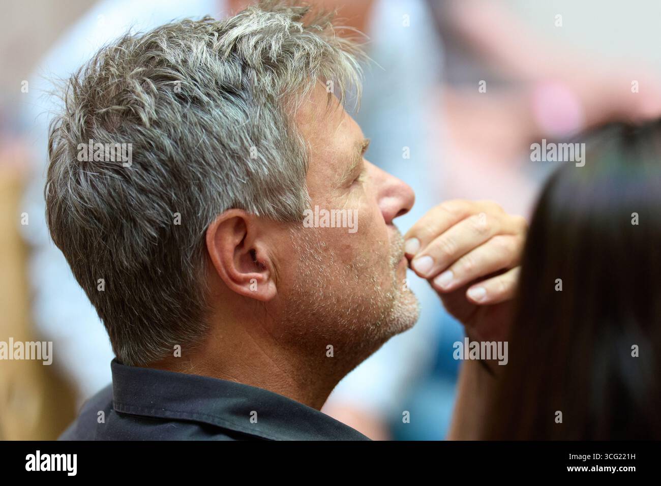Weimar, Deutschland – 29.08.2024: Robert Habeck, deutscher Vizekanzler und Bundesminister für Wirtschaft und Klimaschutz 12/2021–05/2025 Stockfoto