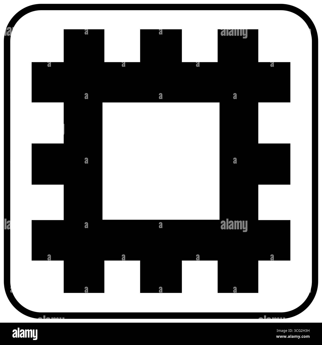 Symbol des englischen Kulturerbes Stockfoto