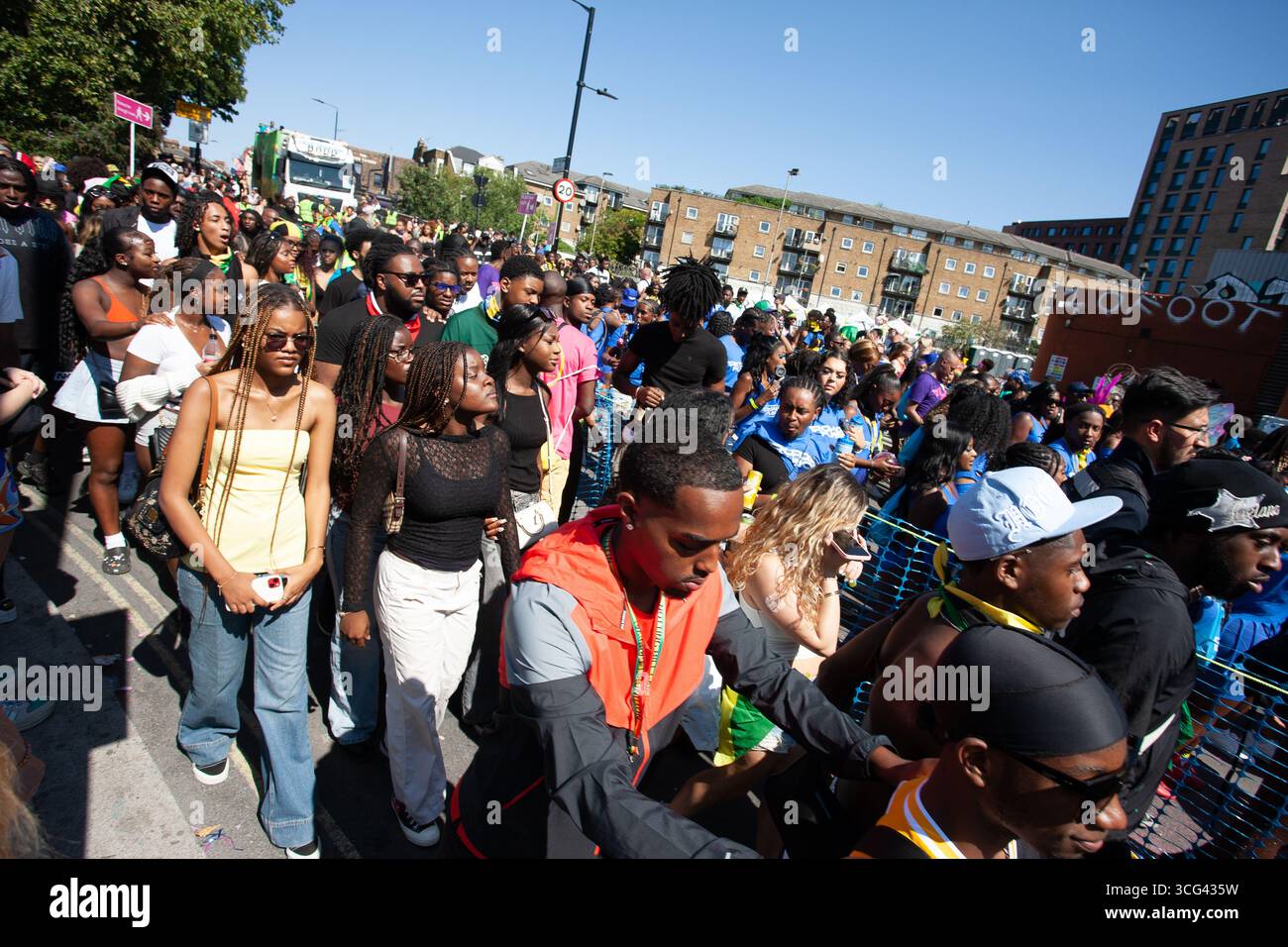 Follower LNHC Notting Hill Carnival 2025 Stockfoto
