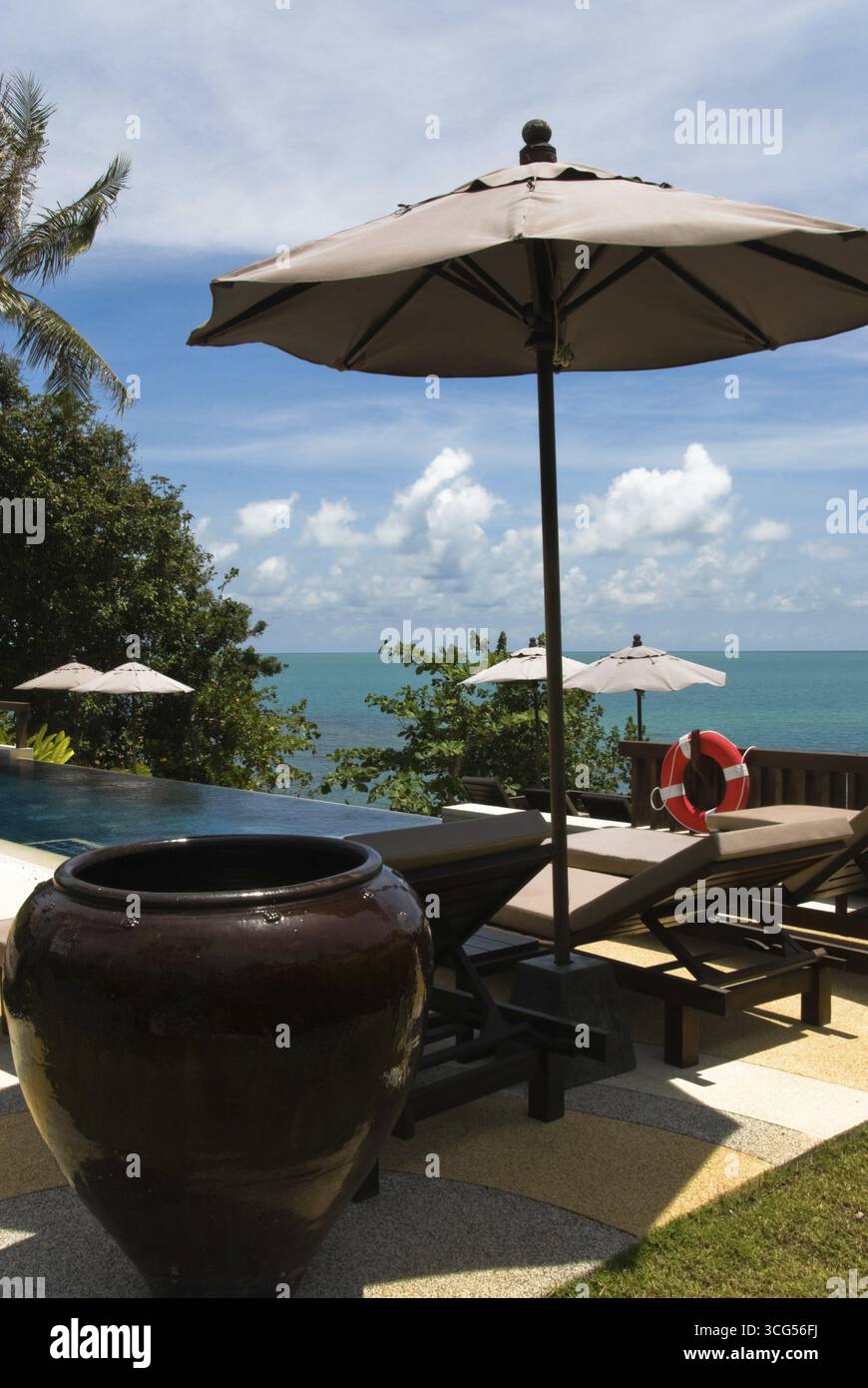 Exklusives Resort am Choeng Mon Beach, Koh Samui, Choeng Mon Beach, Koh Samui, Thailand Stockfoto