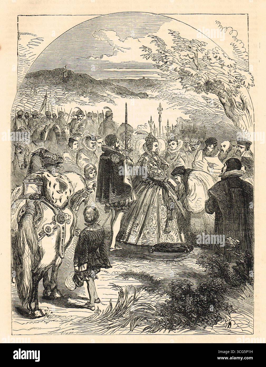 Elisabeth, die ich von den Bischöfen anerkannt habe, 1558 Stockfoto