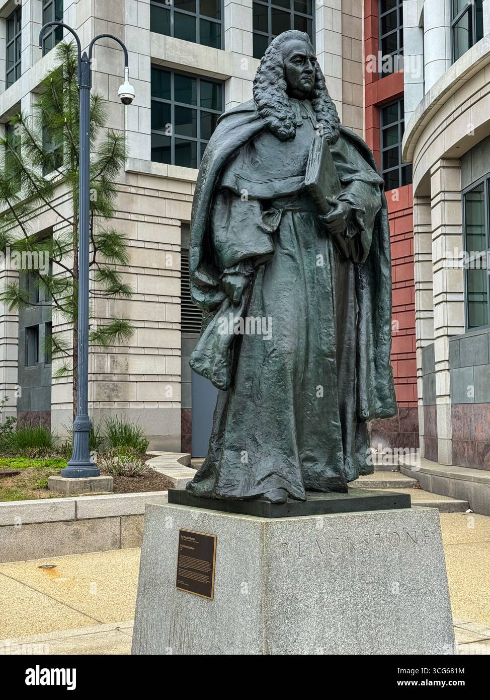 Sir William Blackstone Statue, Englischer Jurist (1723–1780). Washington, DC, USA. Der Bildhauer Paul Wayland Bartlett. Stockfoto