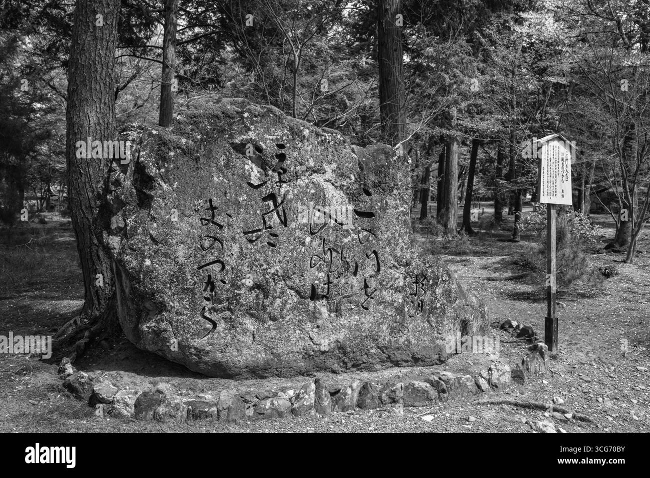 Denkmal für Meister Morinaga Zando auf dem Gelände des buddhistischen Tempels Nanzen-JI, Nanzenji Fukuchicho, Sakyo Ward, Kyoto, Kansai, Honshu, Japan Stockfoto