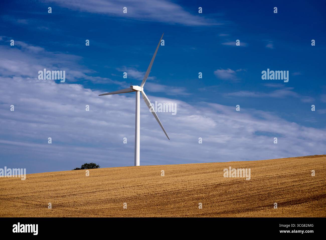 Windkraftanlage Stockfoto