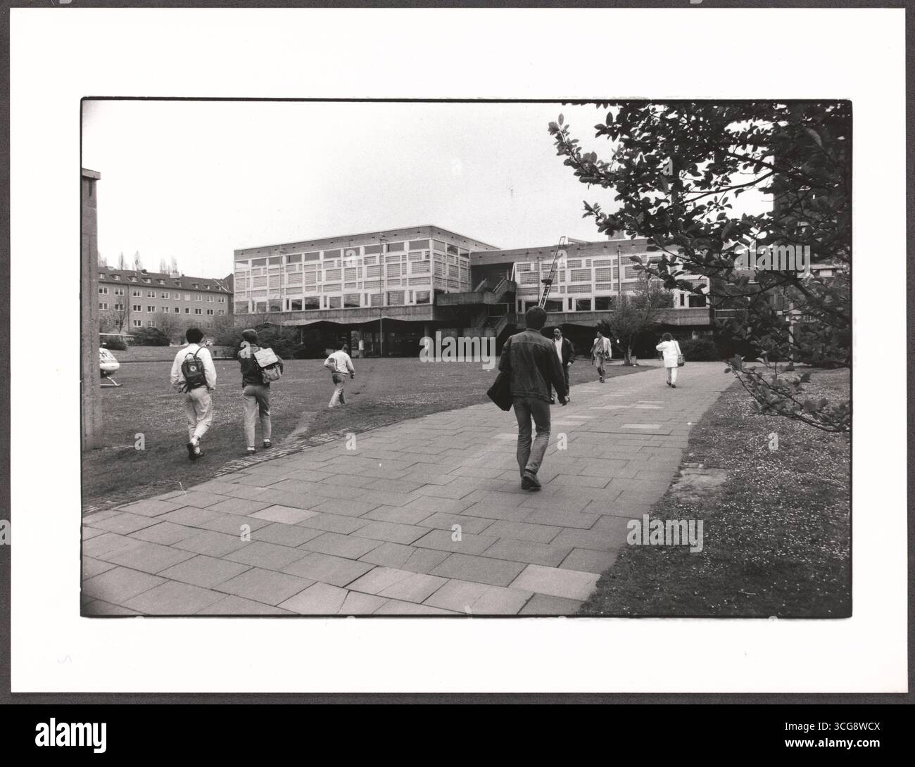 Köln-Lindenthal: Universitäts- und Stadtbibliothek Köln - Universität Stockfoto