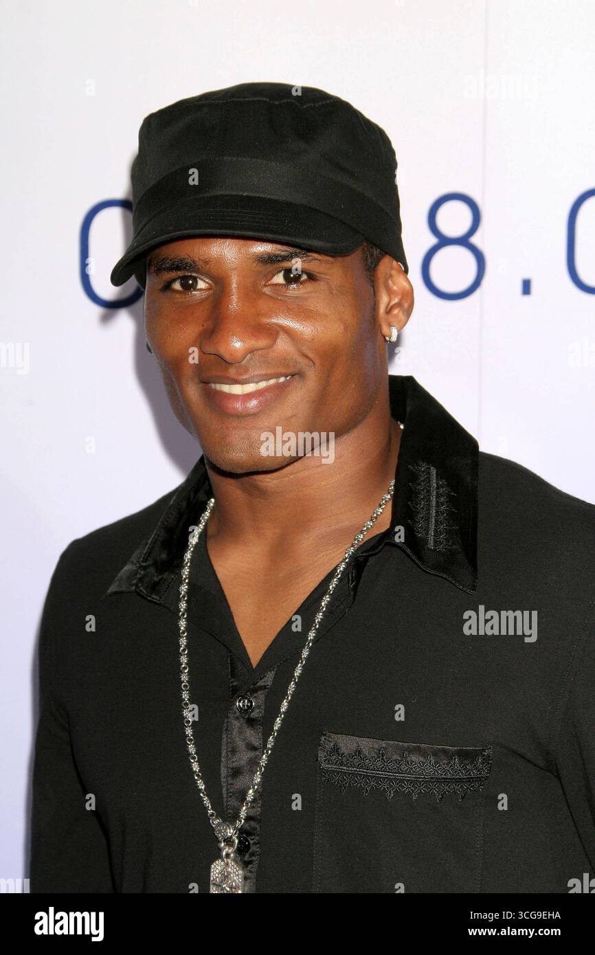 Salomon Kalou bei der Chelsea Football Club US Tour Celebration Party in einer Privatresidenz in den Hollywood Hills am 18. Juli 2007 Stockfoto