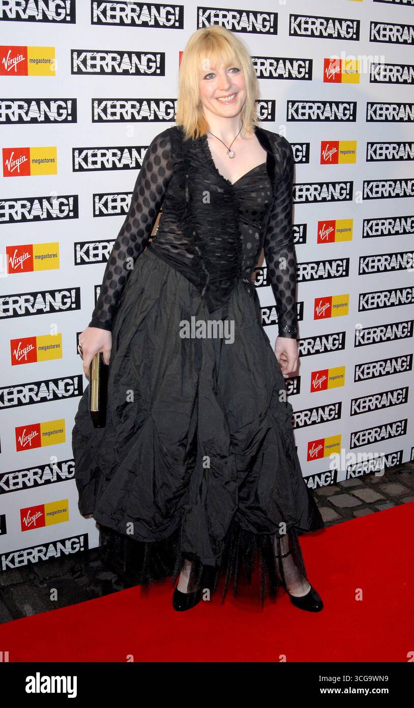 Yvette Fielding im Kerrang! Auszeichnungen in der Brewery in London am 23. August 2007 Stockfoto