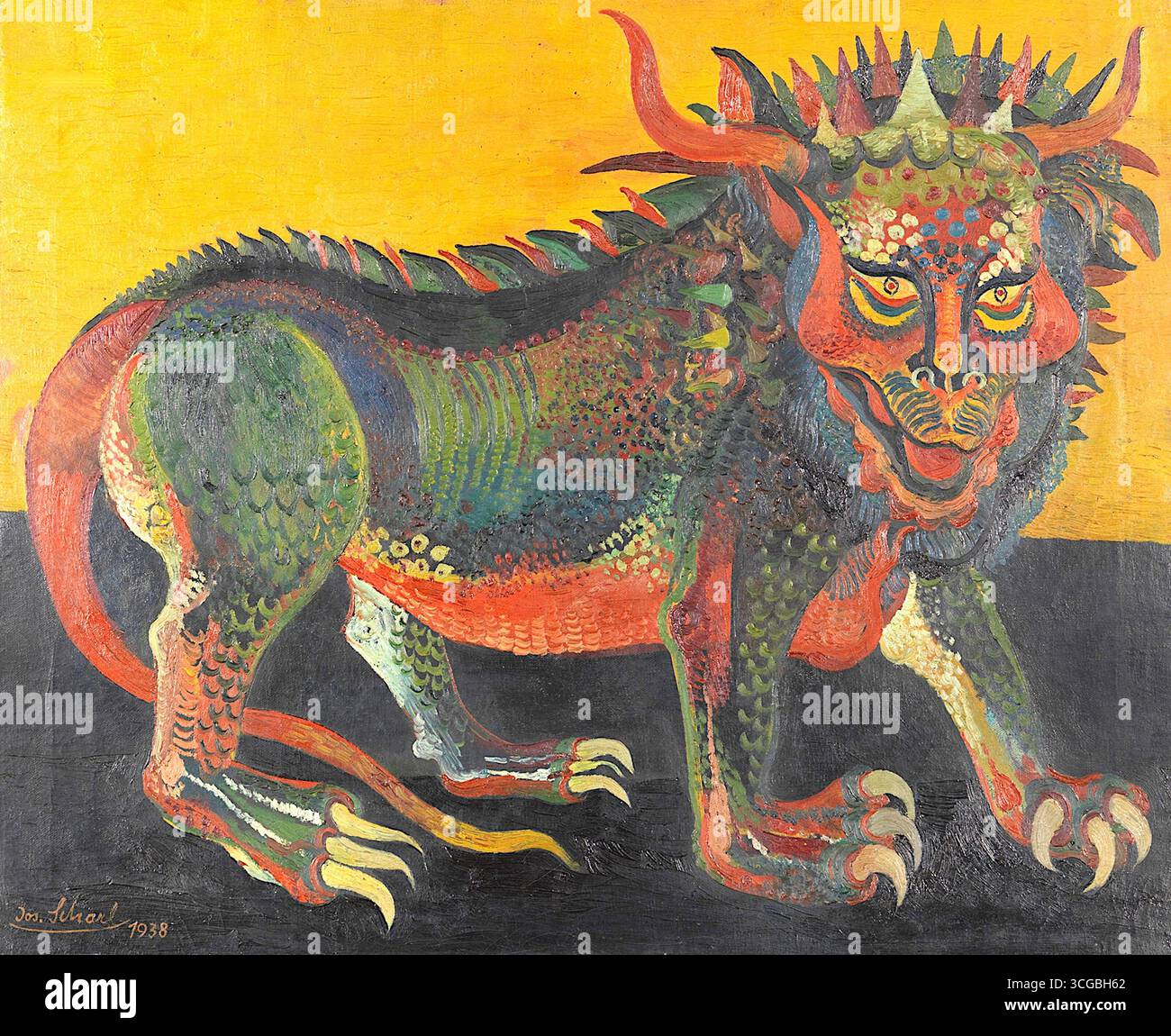 Josef Scharf - Apokalyptisches Biest - (1938) Stockfoto