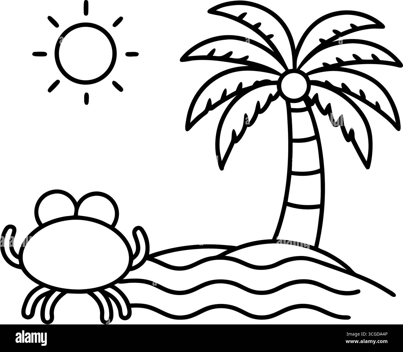 Niedliche bunte Raupen zum Nachzeichnen und Färben isoliert auf weißem Hintergrund Stock Vektor