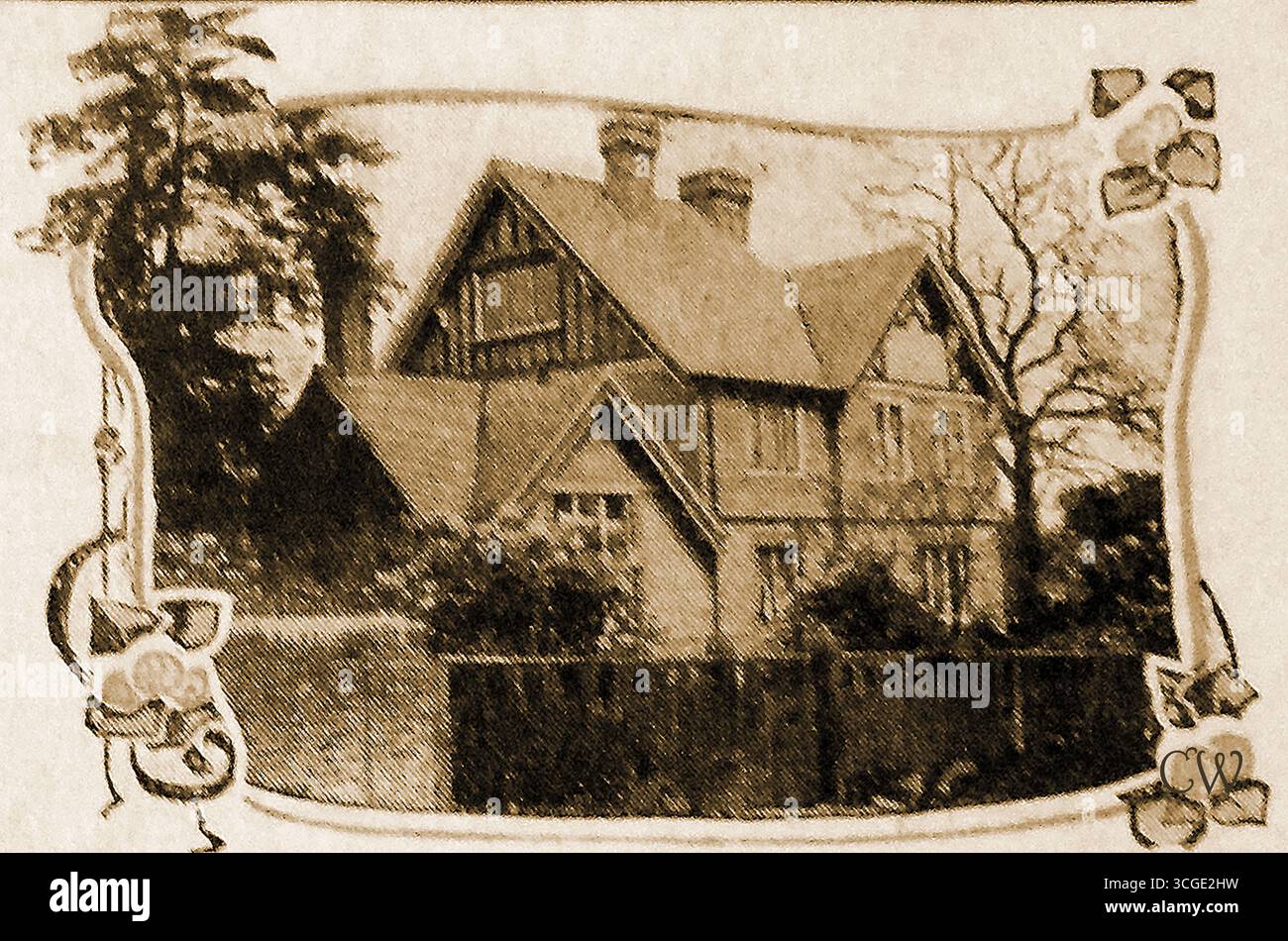 Prinzessin Christian von Cumberland Lodge, Ferienhaus für Jungen in Englefield Green - 1908 Stockfoto