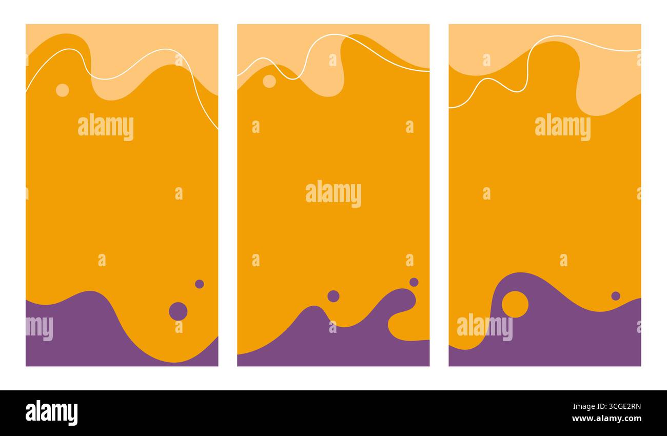 Abstrakte Elemente organische flüssige Formen Hintergrunddesign. Stock Vektor