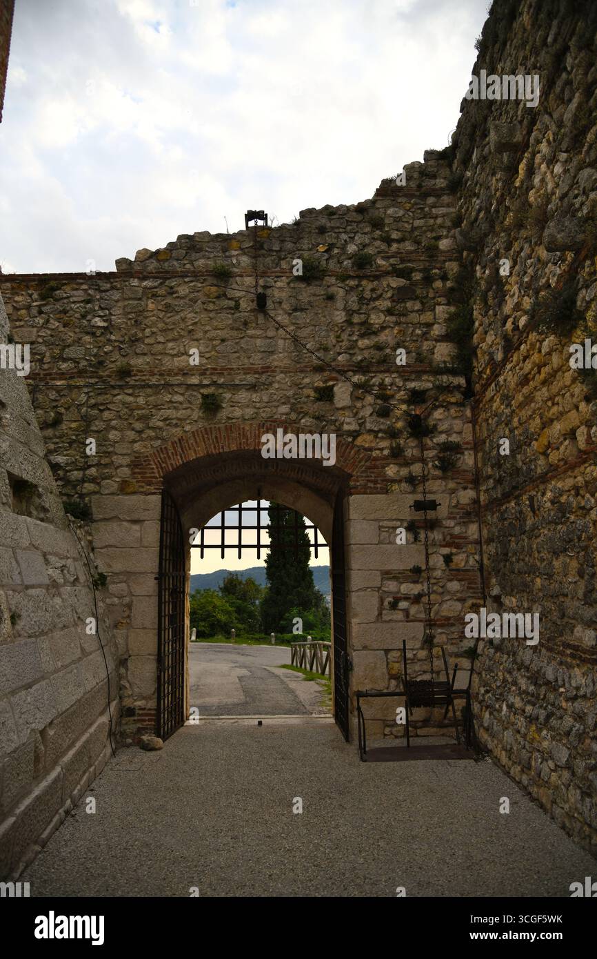 Schlosseingang Stockfoto