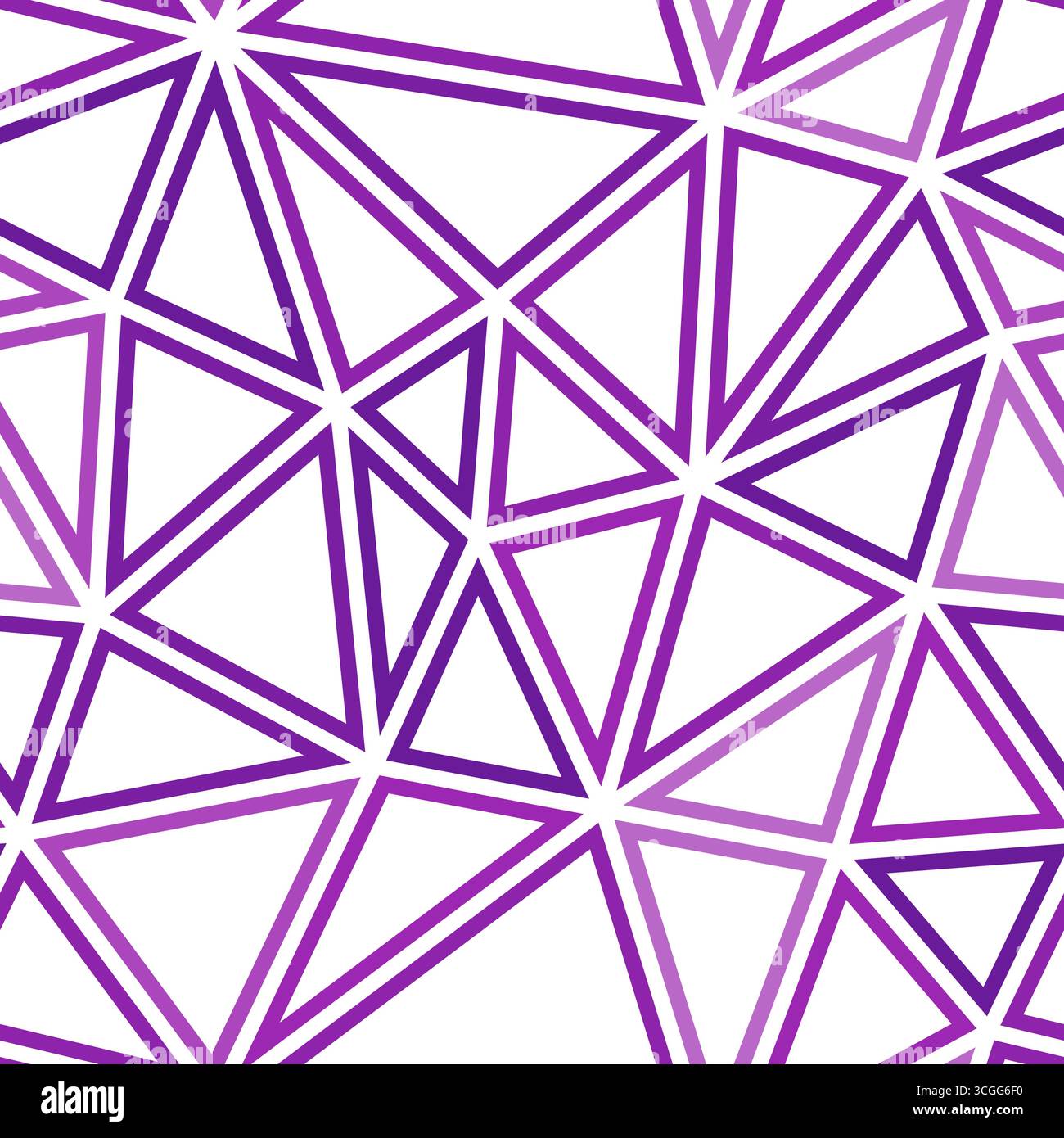 Muster von Dreiecksformen. Große Dreiecke. Monoton. Geometrische Formen umrissen. Wiederholbares Muster. Digitale Weinrebe. Stock Vektor