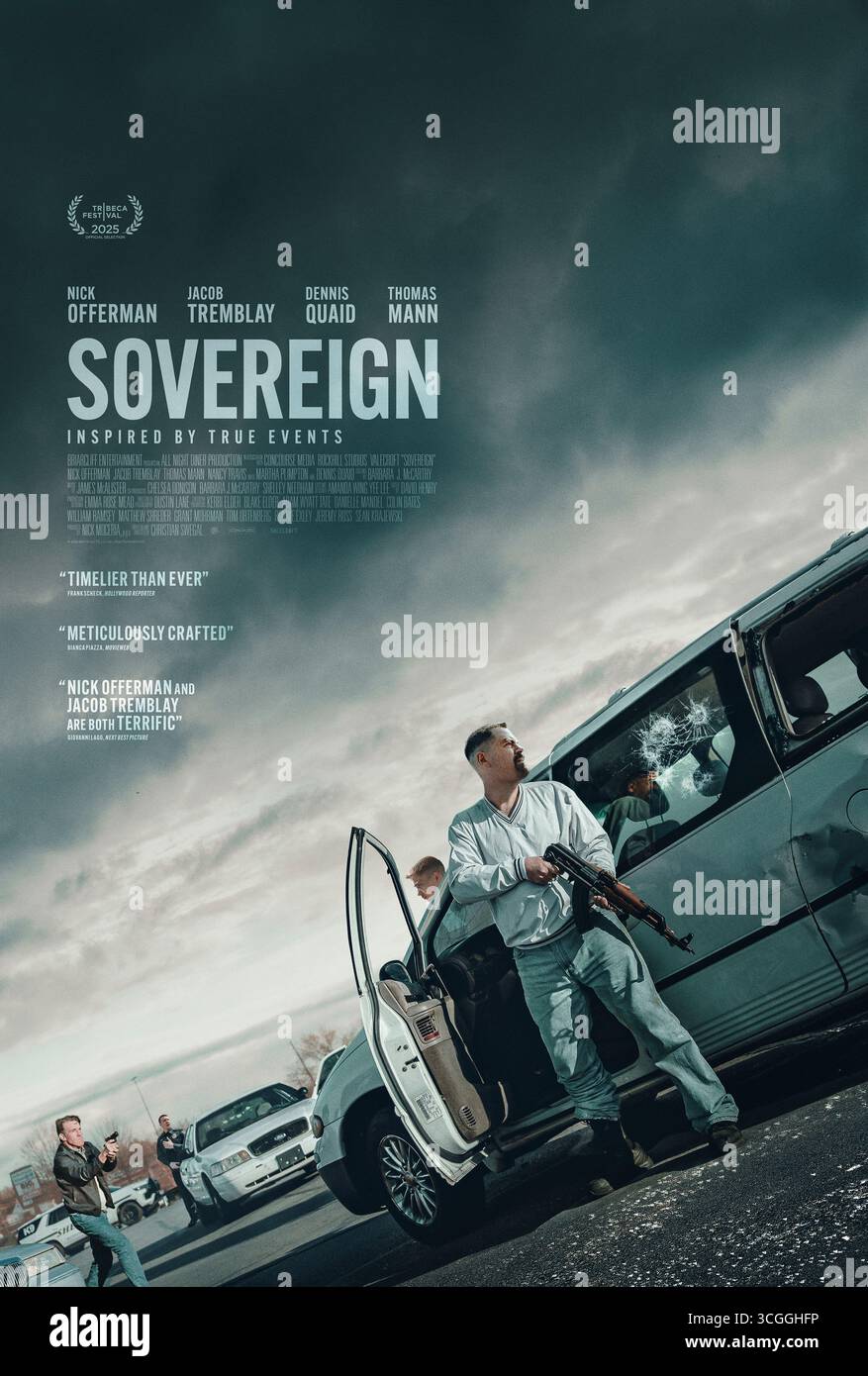 Sovereign (2025) unter der Regie von Brady Corbet mit Julianne Moore, Nicholas Hoult und Alessandro Nivola. Ein psychologisches Drama, das die Komplexität von Macht, Identität und Kontrolle in einer sich wandelnden sozialen Landschaft untersucht. US-Poster NUR FÜR REDAKTIONELLE ZWECKE. Quelle: BFA / Amazon MGM Studios Stockfoto