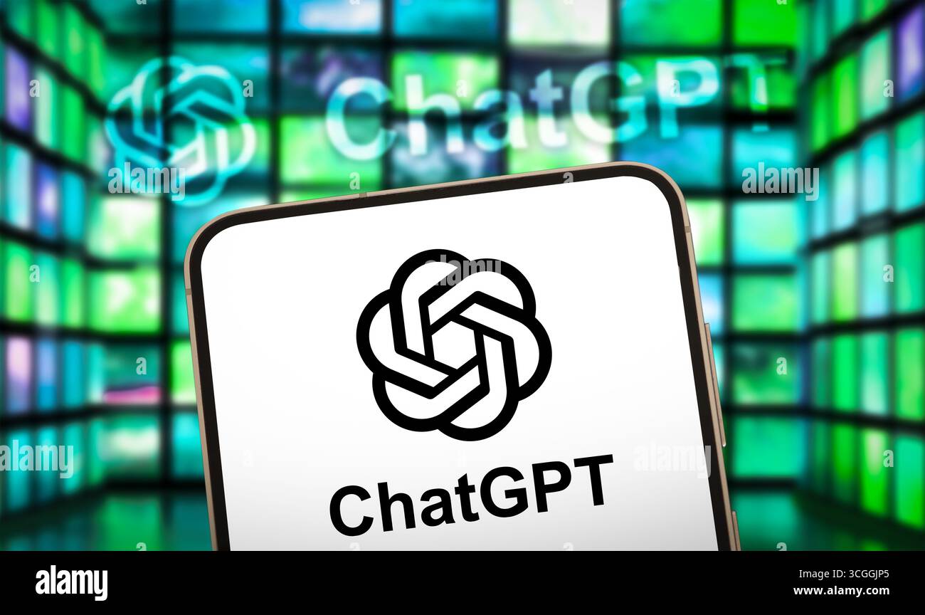 ChatGPT entwickelt von OpenAI Stockfoto
