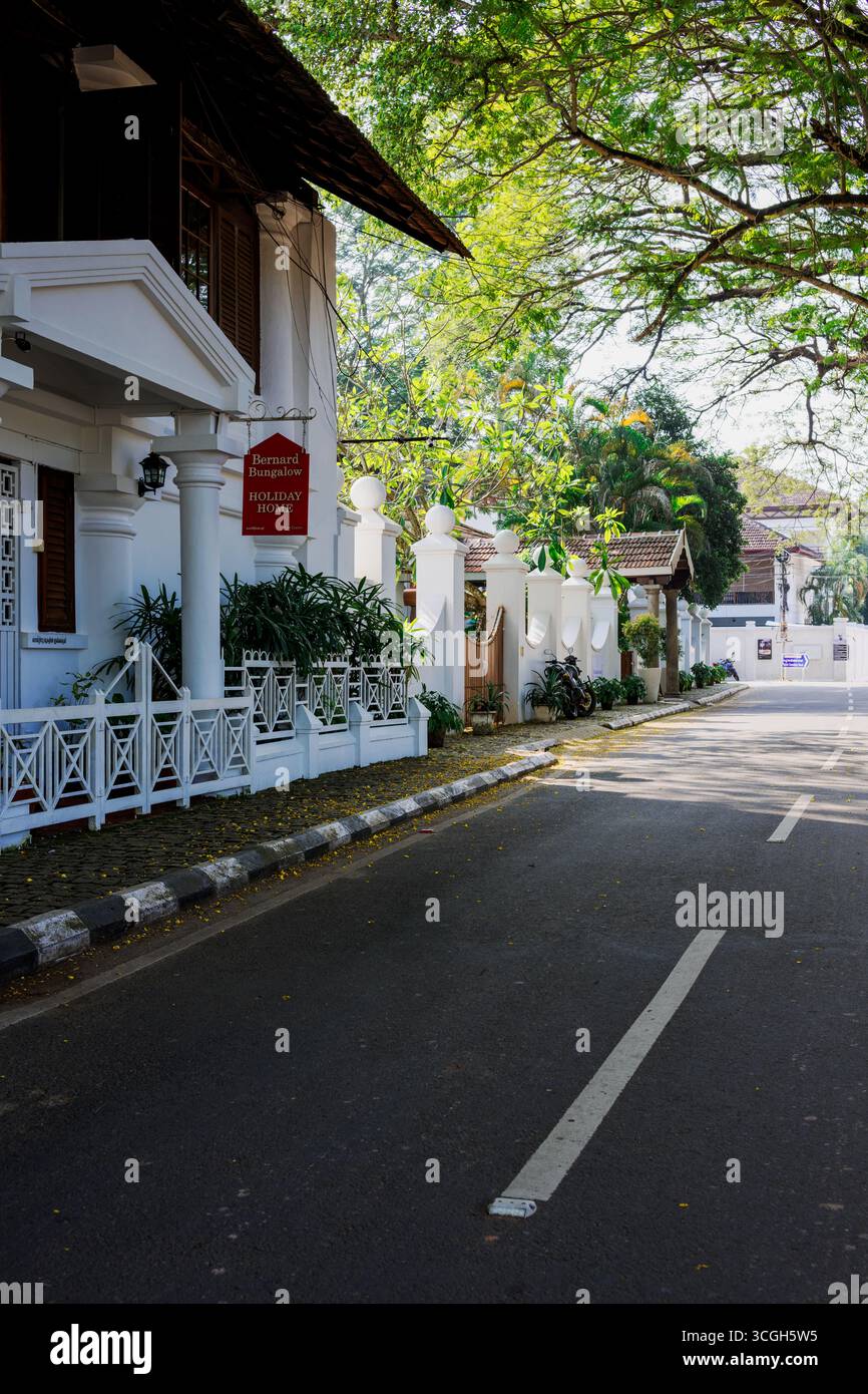 Das tägliche Leben in Fort Kochi, Kerala Stockfoto