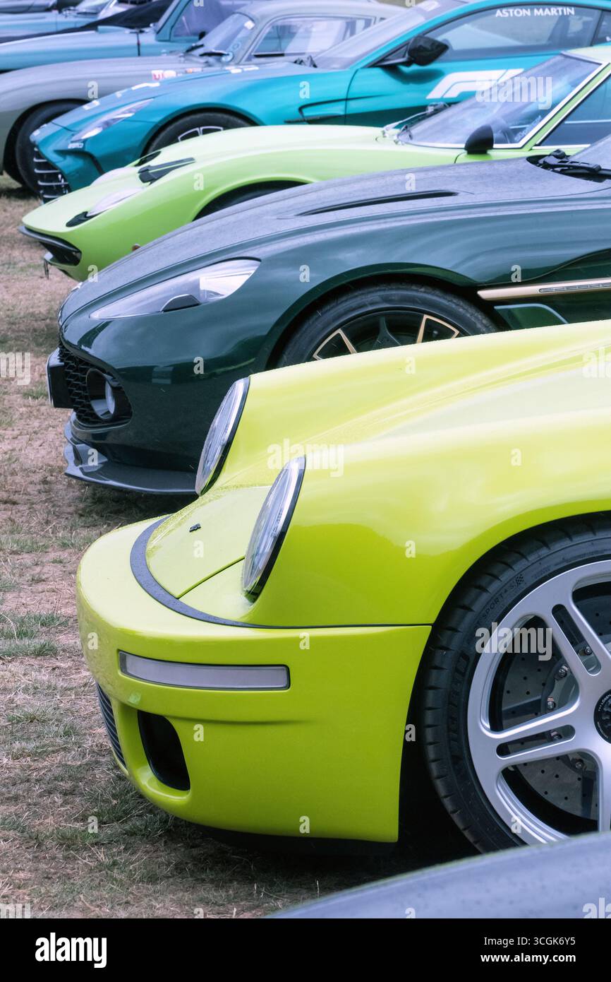 2025 Salon Prive Oldtimer Concours im Blenheim Palace Oxfordshire UK Stockfoto