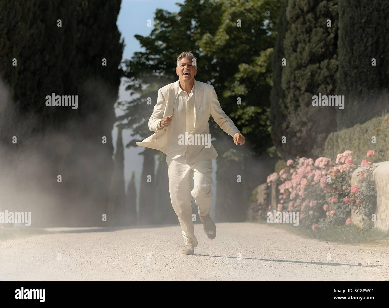 JAY KELLY 2025 Netflix-Film mit George Clooney in der Titelrolle Stockfoto