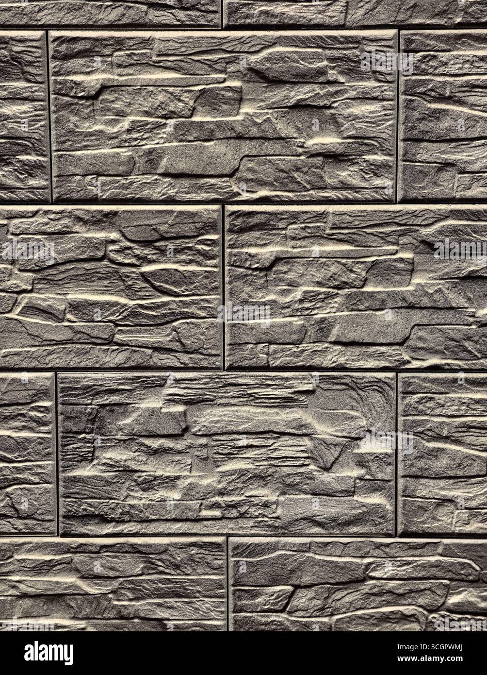 Strukturierter Steinwand Hintergrund - hochauflösender digitaler Hintergrund für Fotografie, Webdesign, Social Media-Grafiken, minimalistisches Dekor und überzeugende Visuals für Werbe- und Marketinganwendungen Stockfoto