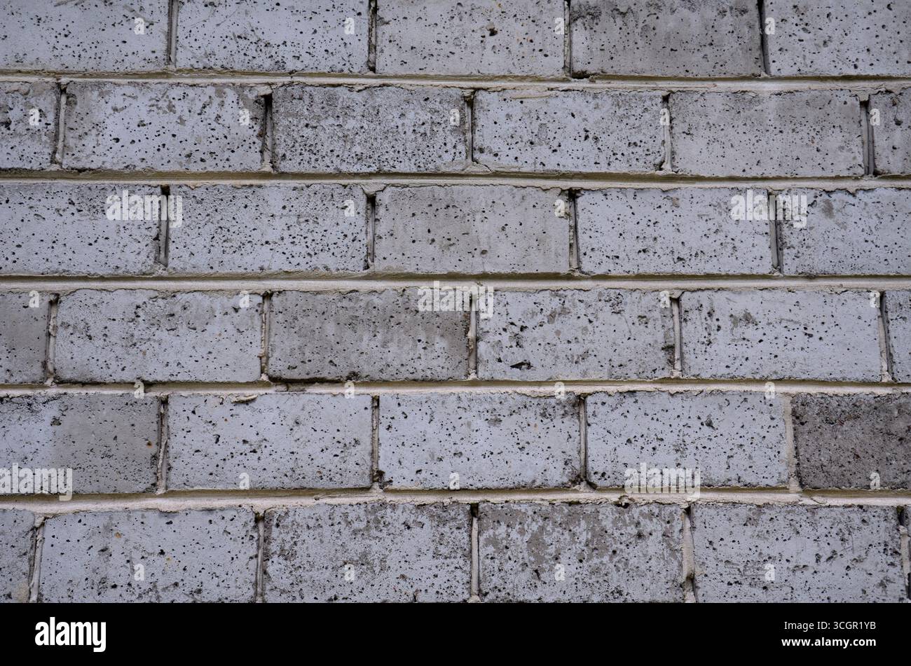 Nahaufnahme von Brick Wall Fragment Stockfoto