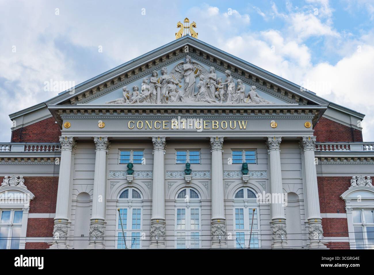 Royal Concert Hall, Concert-Gebouw in Amsterdam, Niederlande. Stockfoto