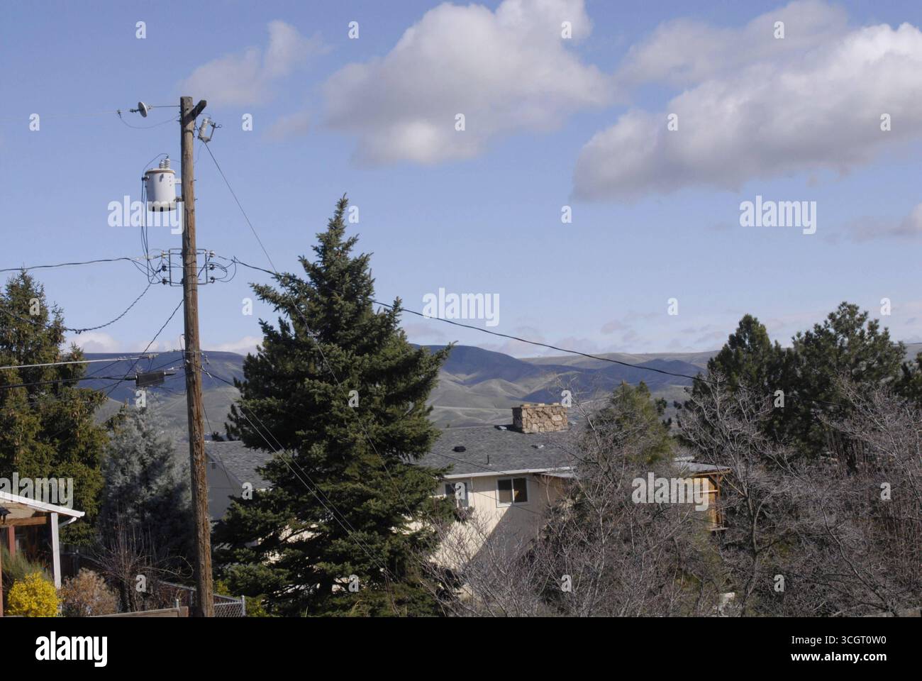DÄNEMARK / KOPENHAGEN . Blick auf die Hügel von lewiston 13. März 2010 FOTO VON FRANCIS JOSEPH DEAN / DEAN PICTURESNOT FÜR KOMMERZIELLE ZWECKE. Stockfoto