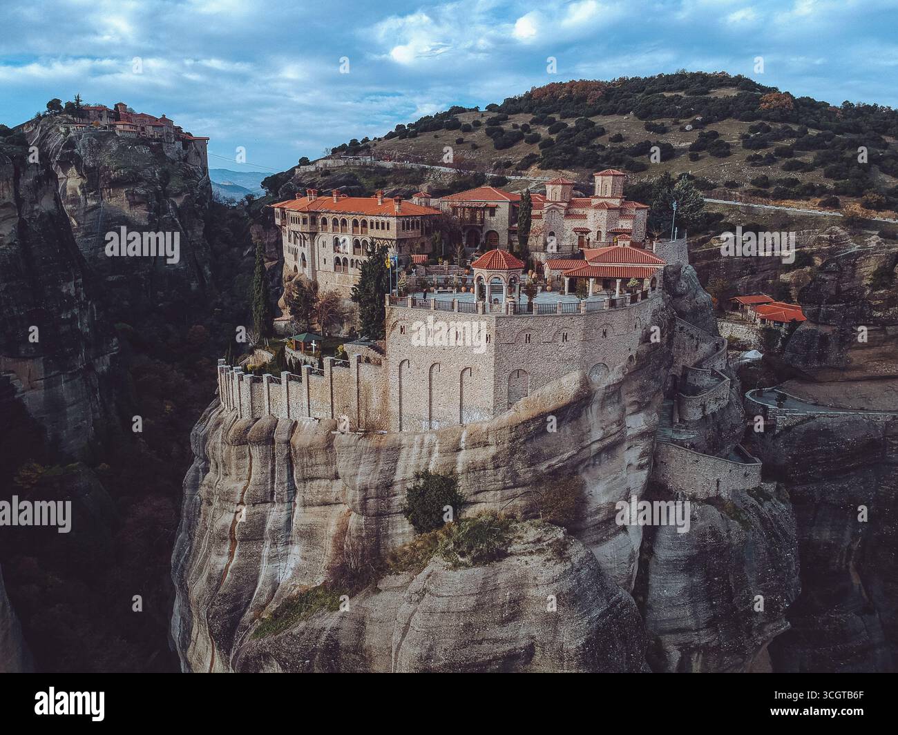 Meteora Monastaries Stockfoto