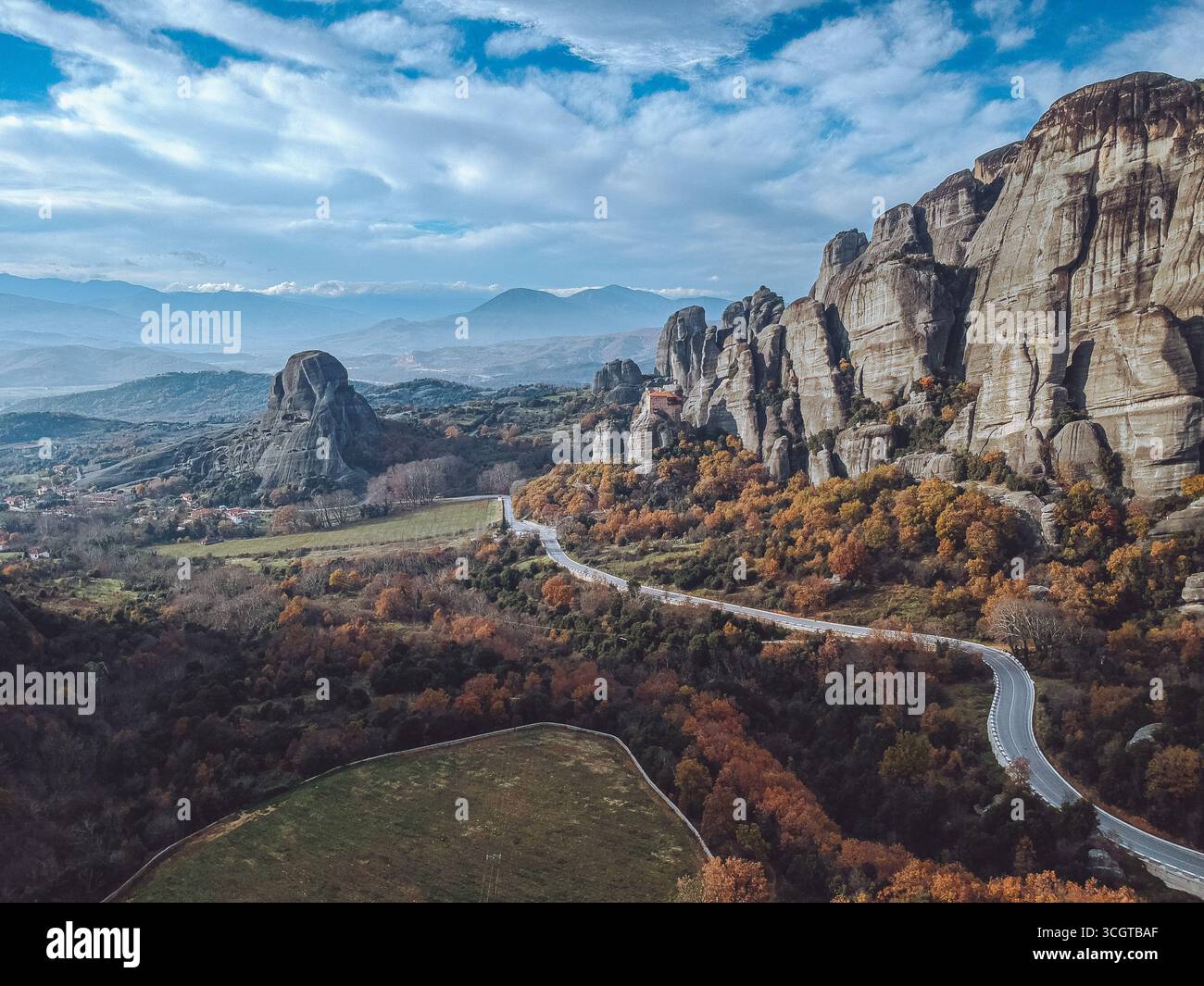 Meteora Monastaries Stockfoto