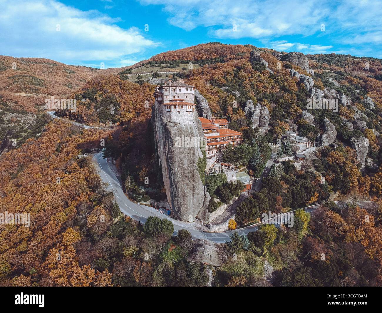 Meteora Monastaries Stockfoto