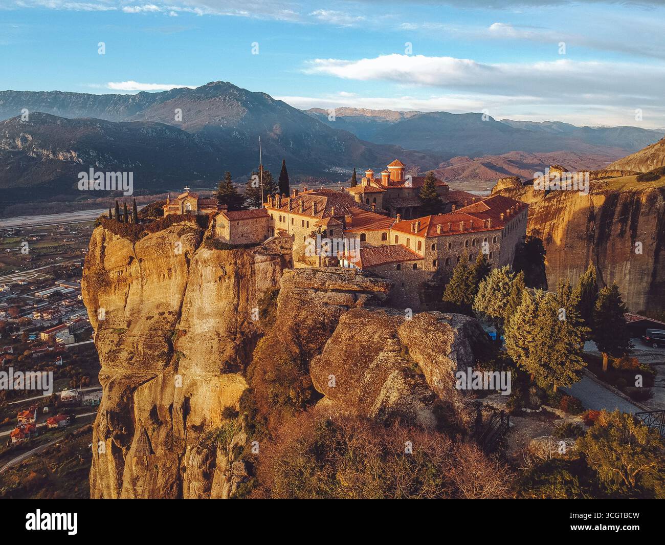 Meteora Monastaries Stockfoto