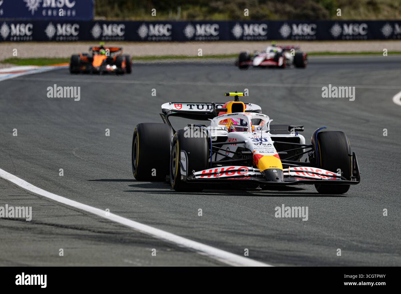 Zandvoort, Nederlands. August 2025. Liam Lawson (NZL) - Visa Cash App RB F1 Team - RB VCARB02 - Honda RBPT am Freitag, 2. Tag, Formel 1 Heineken Dutch Grand Prix 2025, Zandvoort, The Nederlands, vom 28. Bis 31. August - Runde 15 von 24 von 2025 F1 World Championship Credit: Alessio de Marco | Avens-Images.com/Alamy Live News Stockfoto