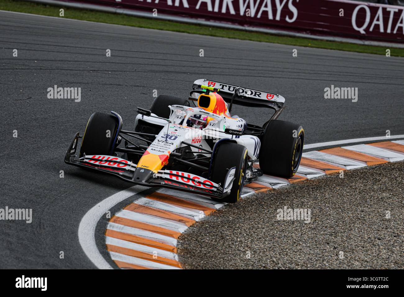 Zandvoort, Nederlands. August 2025. Liam Lawson (NZL) - Visa Cash App RB F1 Team - RB VCARB02 - Honda RBPT am Freitag, 2. Tag, Formel 1 Heineken Dutch Grand Prix 2025, Zandvoort, The Nederlands, vom 28. Bis 31. August - Runde 15 von 24 von 2025 F1 World Championship Credit: Alessio de Marco | Avens-Images.com/Alamy Live News Stockfoto