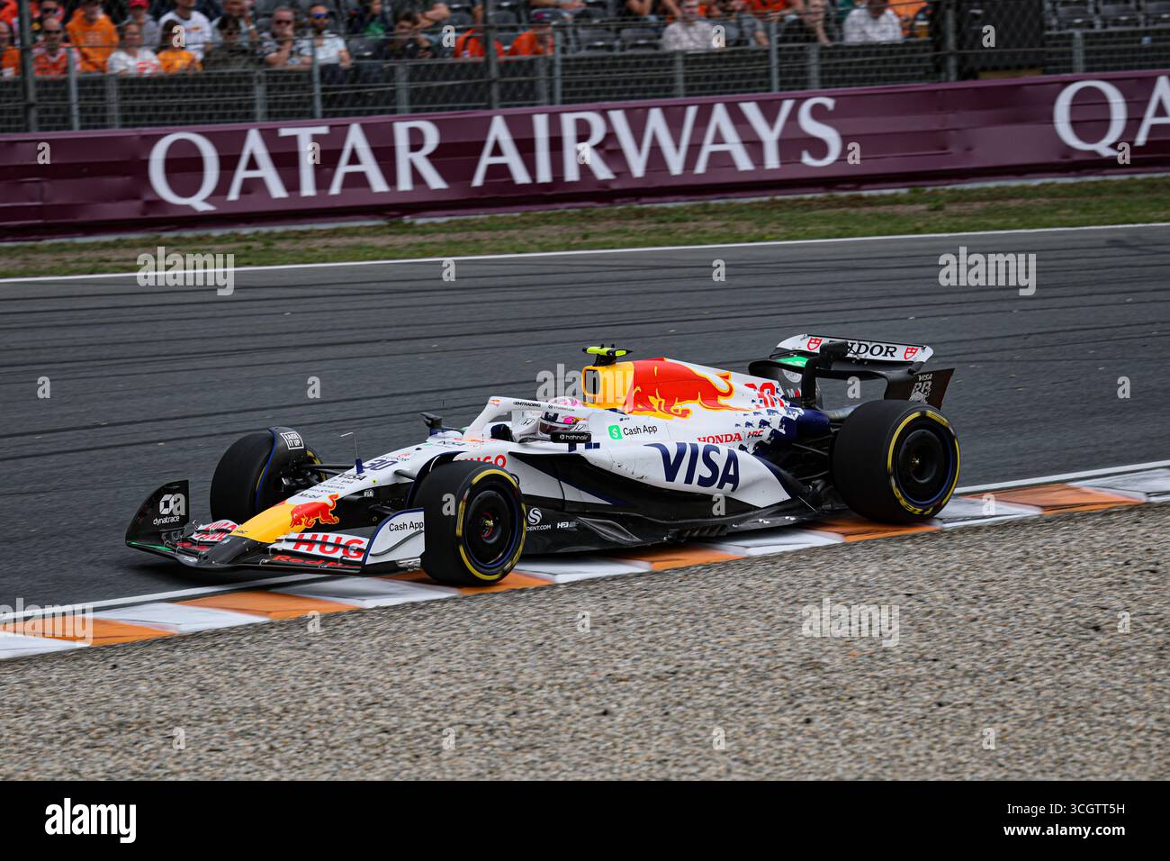 Zandvoort, Nederlands. August 2025. Liam Lawson (NZL) - Visa Cash App RB F1 Team - RB VCARB02 - Honda RBPT am Freitag, 2. Tag, Formel 1 Heineken Dutch Grand Prix 2025, Zandvoort, The Nederlands, vom 28. Bis 31. August - Runde 15 von 24 von 2025 F1 World Championship Credit: Alessio de Marco | Avens-Images.com/Alamy Live News Stockfoto