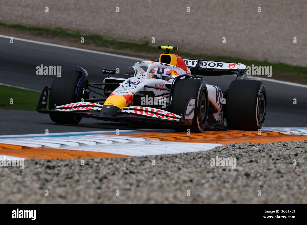 Zandvoort, Nederlands. August 2025. Liam Lawson (NZL) - Visa Cash App RB F1 Team - RB VCARB02 - Honda RBPT am Freitag, 2. Tag, Formel 1 Heineken Dutch Grand Prix 2025, Zandvoort, The Nederlands, vom 28. Bis 31. August - Runde 15 von 24 von 2025 F1 World Championship Credit: Alessio de Marco | Avens-Images.com/Alamy Live News Stockfoto