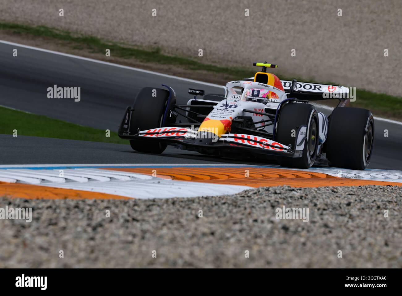 Zandvoort, Nederlands. August 2025. Liam Lawson (NZL) - Visa Cash App RB F1 Team - RB VCARB02 - Honda RBPT am Freitag, 2. Tag, Formel 1 Heineken Dutch Grand Prix 2025, Zandvoort, The Nederlands, vom 28. Bis 31. August - Runde 15 von 24 von 2025 F1 World Championship Credit: Alessio de Marco | Avens-Images.com/Alamy Live News Stockfoto
