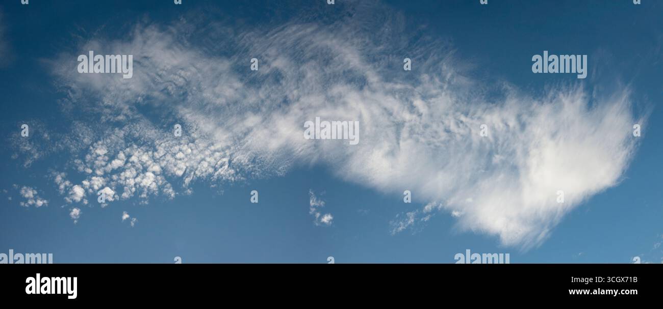 Eine Strukturierte Wolke Über London Stockfoto
