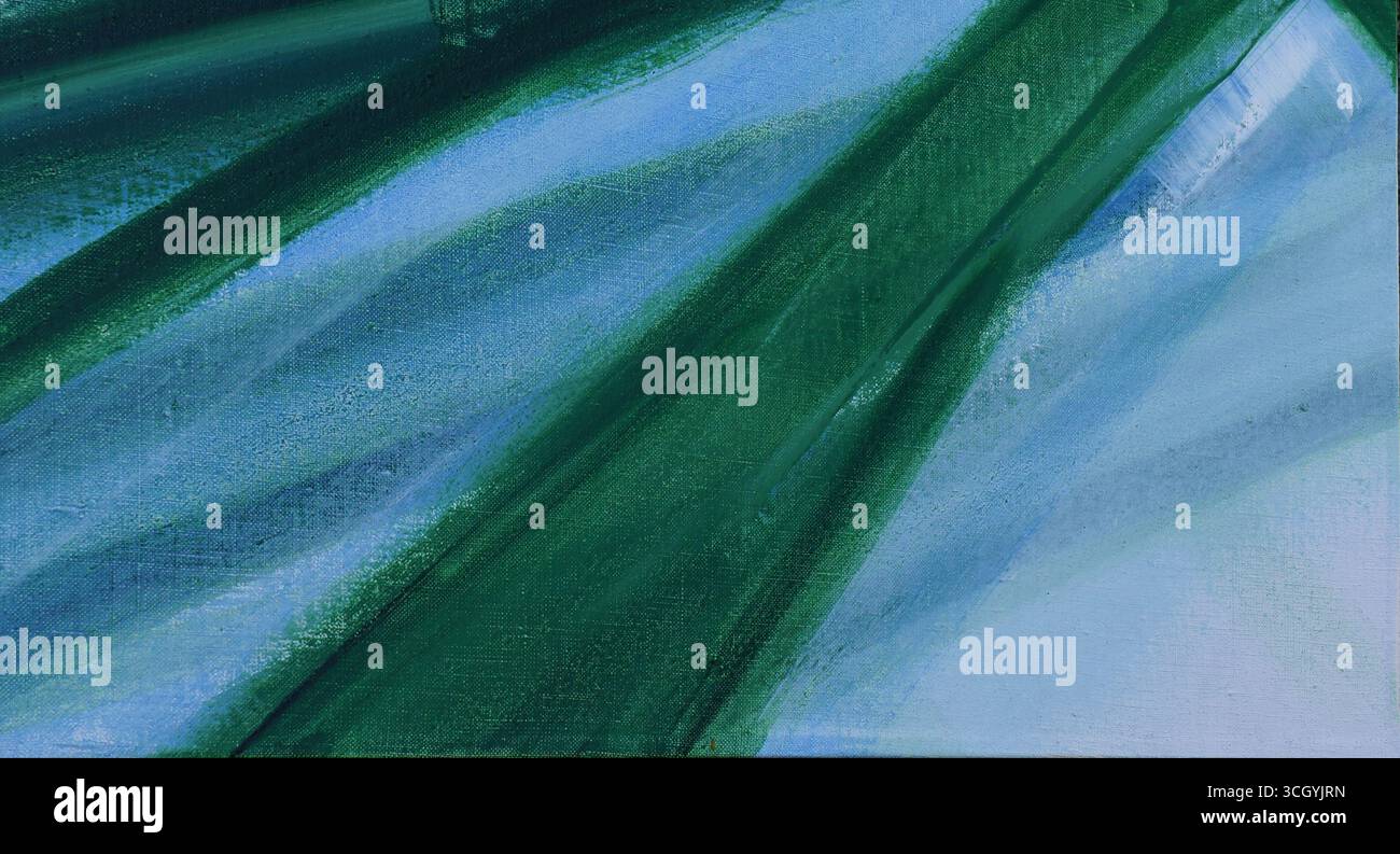 Eine geometrische Hommage an den späten Gründer der eklektischen Rockband Pere Ubu: David Thomas, ein Fan meiner Abstraktionen, die es mir ermöglicht, sein Porträt zu malen. Stockfoto