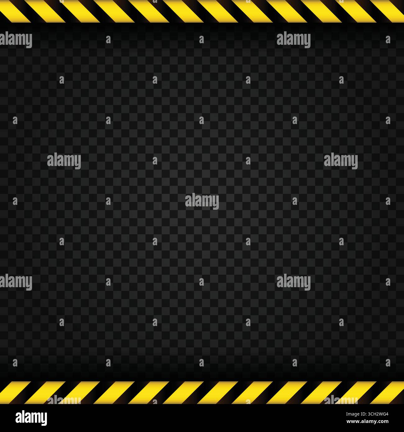 Achtung Hintergrund mit Stahlplatten-Textur Stock Vektor