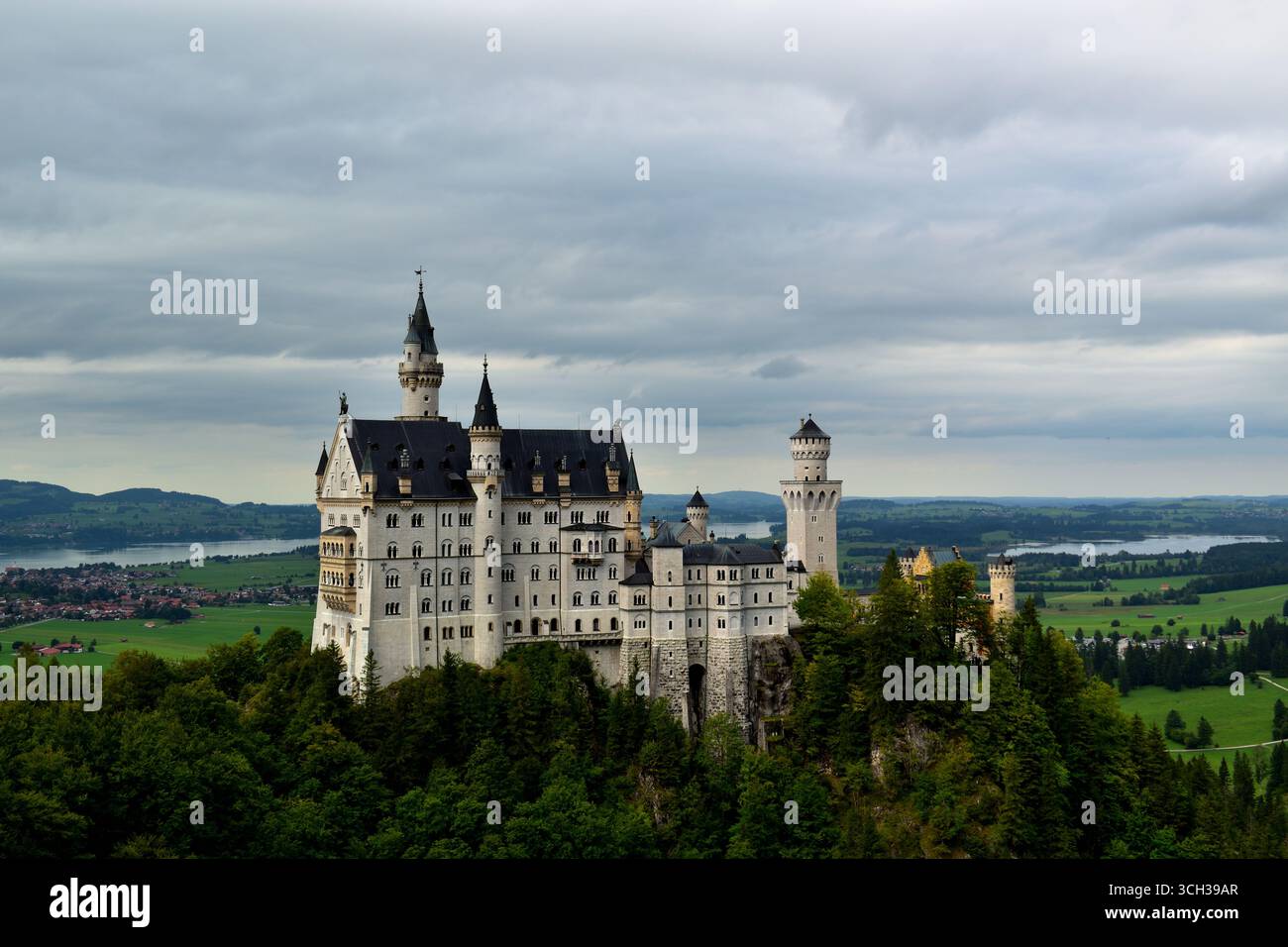 Besuchen Sie das schöne Schloss von Deutschland . Schloss Neuschwanstein. Deutschland . Stockfoto