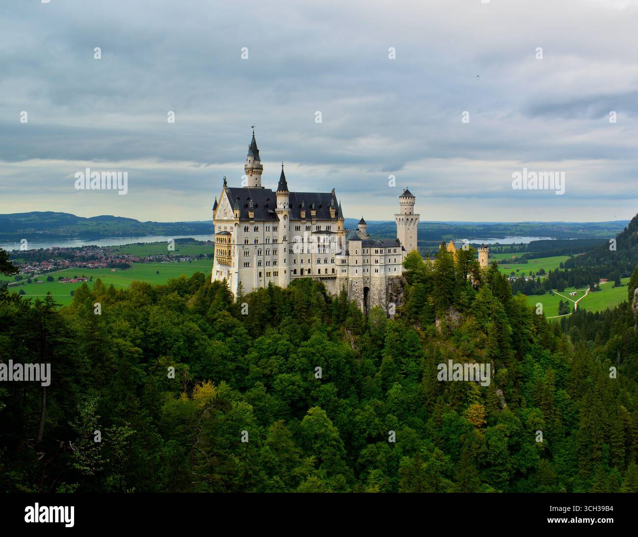 Besuchen Sie das schöne Schloss von Deutschland . Schloss Neuschwanstein. Deutschland . Stockfoto