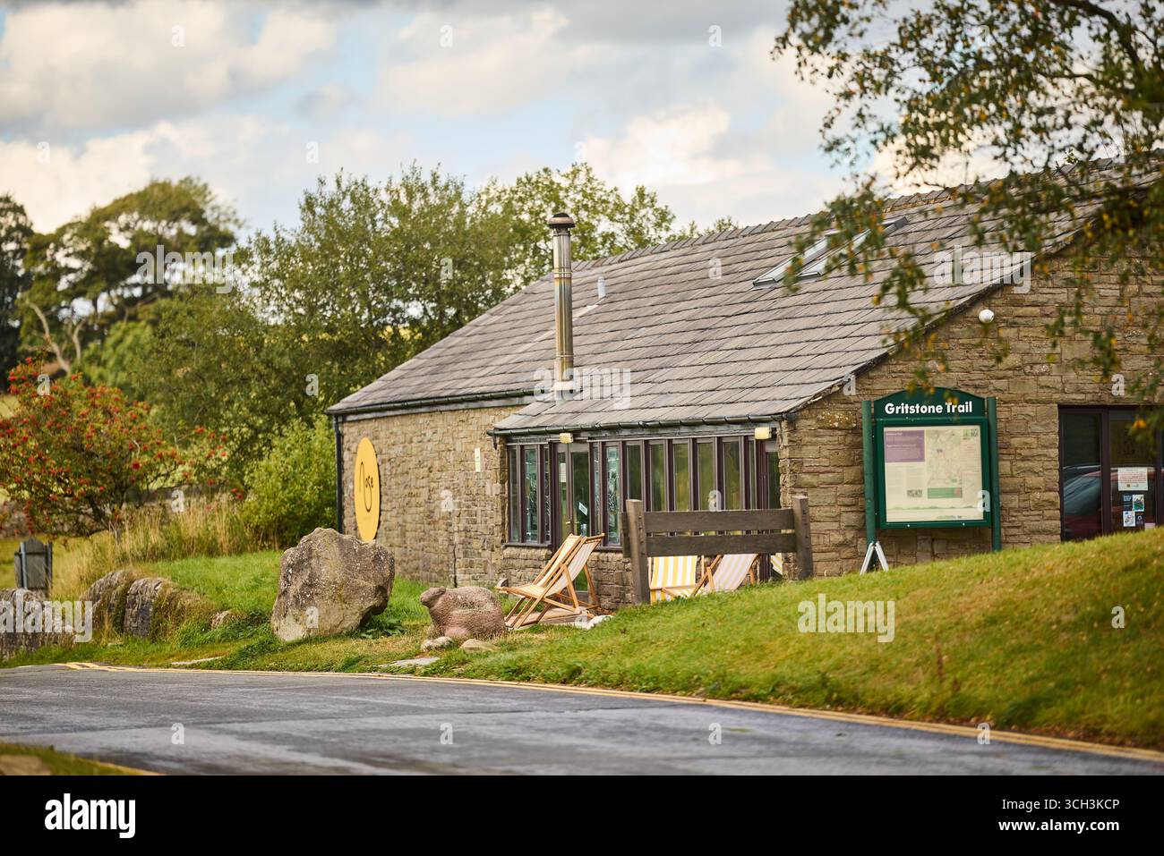Teggs Nose Buxton Old Rd, Macclesfield Cheshire Teil des Gritstone Trail Stockfoto