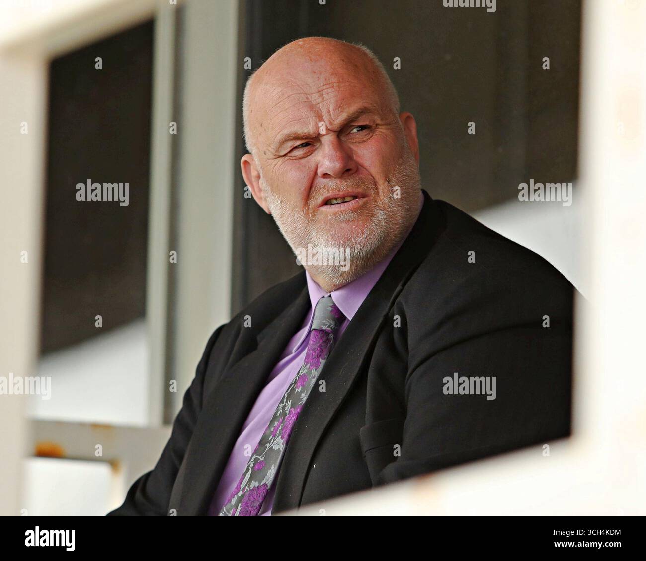 Colwyn Bay, Großbritannien. 31. August 2025. RFL-Vorsitzender Nigel Wood vor dem Spiel der Betfred League 1 North Wales Crusaders gegen Keighley Cougars im Stadiwm CSM, Colwyn Bay, Großbritannien, 31. August 2025 (Foto: Sam Eaden/News Images) Credit: News Images LTD/Alamy Live News Stockfoto